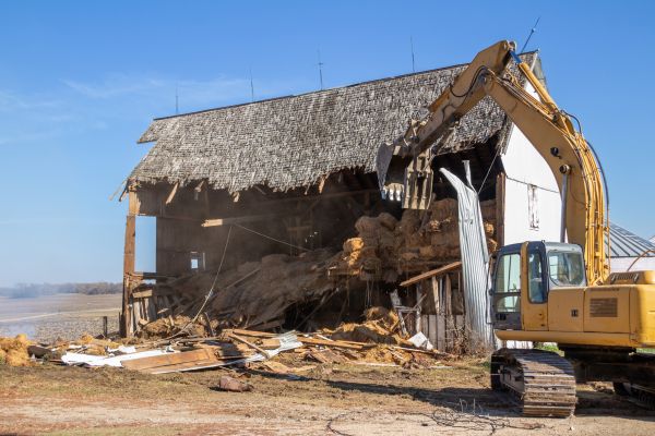 Barn Demolition in Santa Barbara