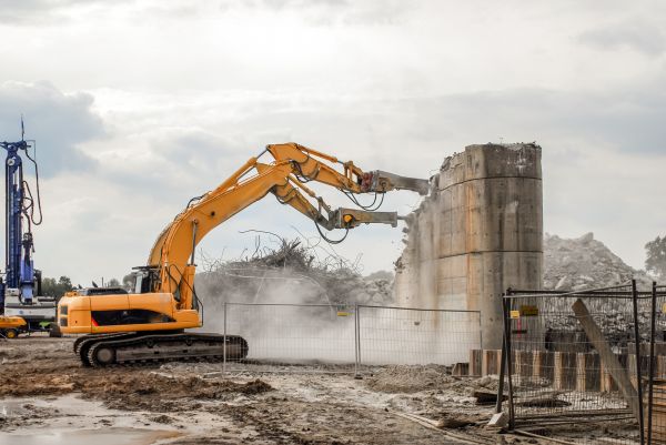 Silo Demolition in Santa Barbara