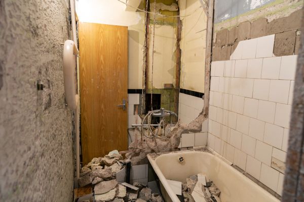 Shower Tile Demolition in Santa Barbara