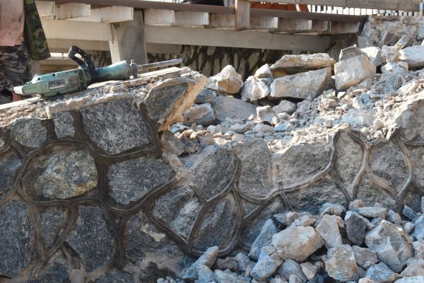 Retaining Wall Demolition in Santa Barbara