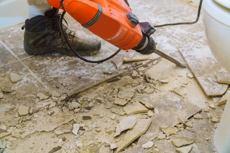Hardwood Floor Demolition detail
