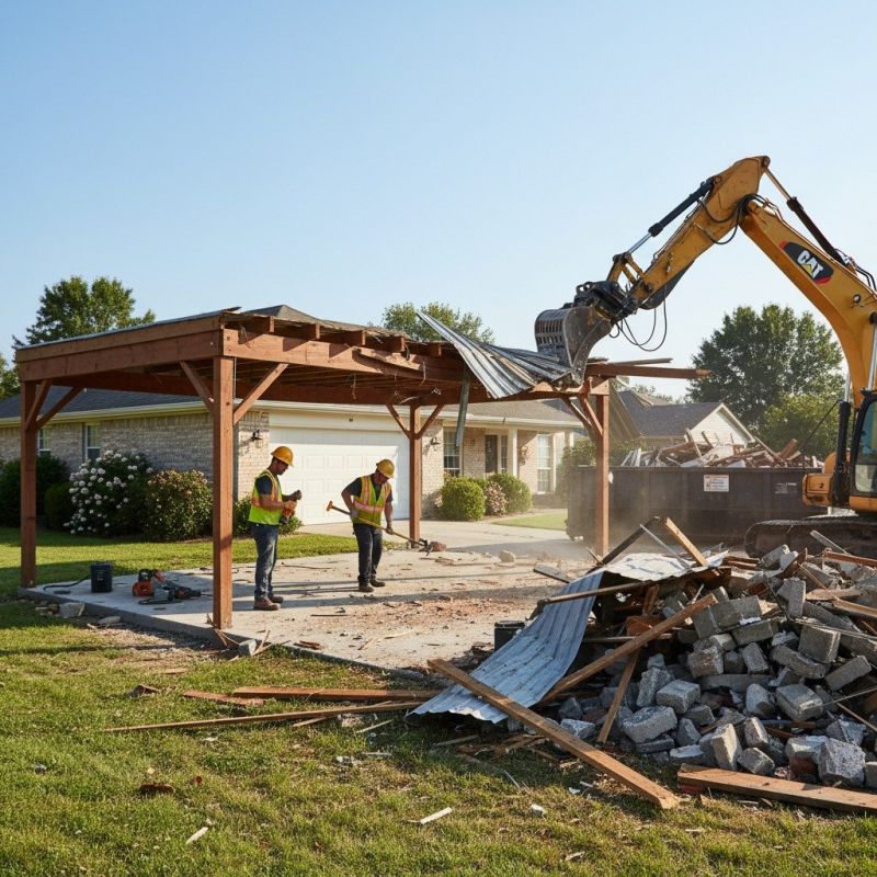 Shed Demolition detail